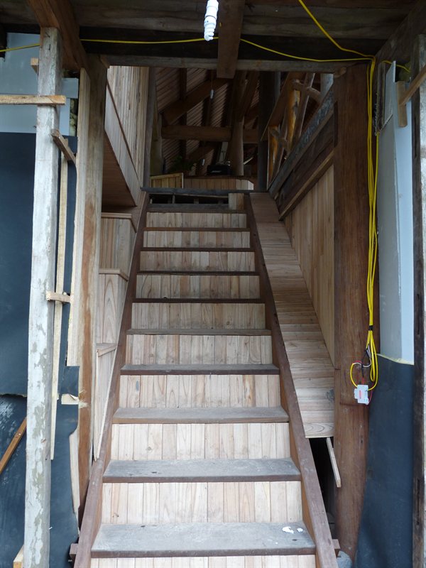 Construction work at Monkey Island Resort