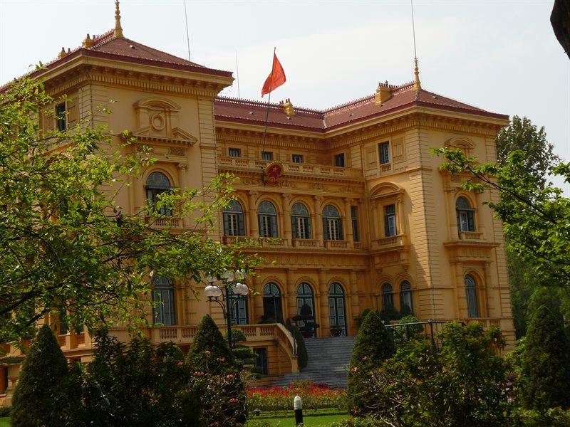 Presidential Palace in Ha Noi