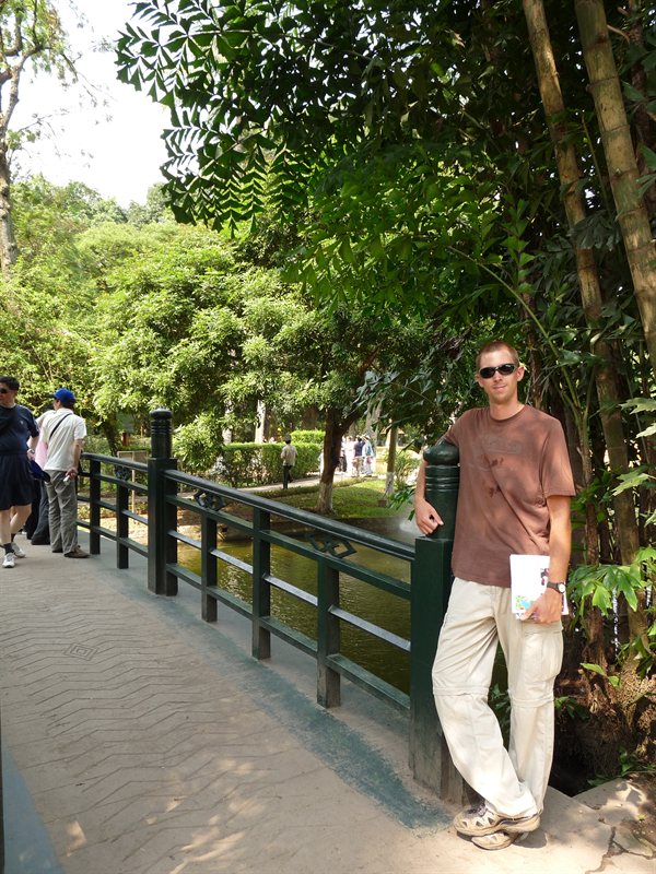 Ed at Ho Chi Minh's Vestige