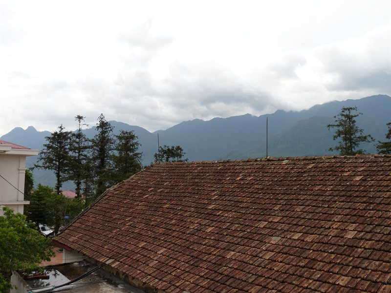 View from our hotel window