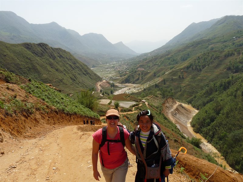 Claire and our guide Chi