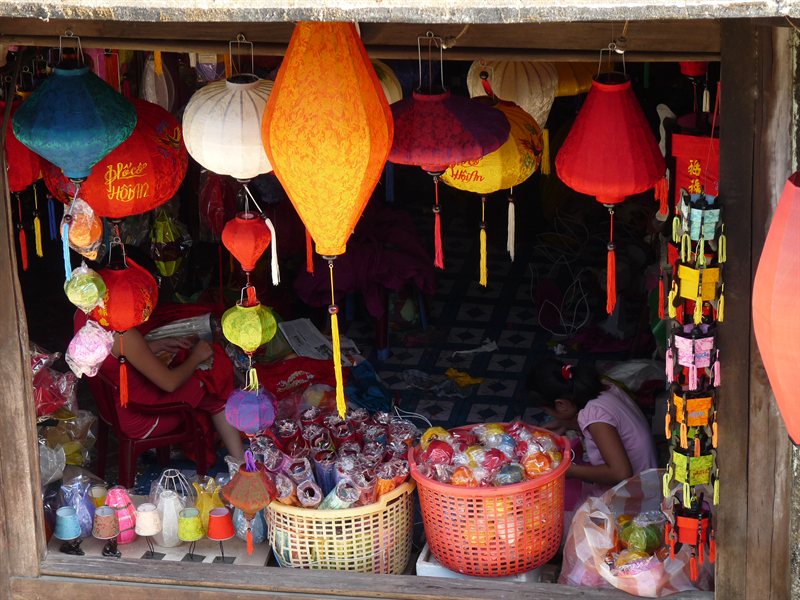 Silk lanterns in Hoi An