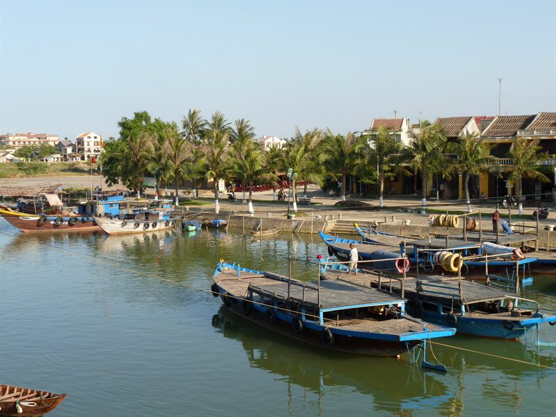 Thu Bon River in Hoi An