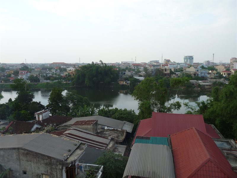 View from our hotel room in Hue
