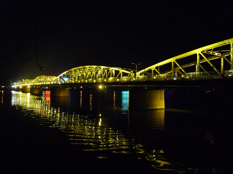 Bridge across the river in Hue
