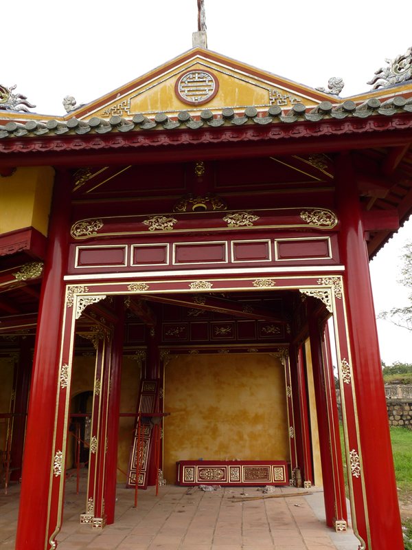 Restored hall in the Forbidden Purple City