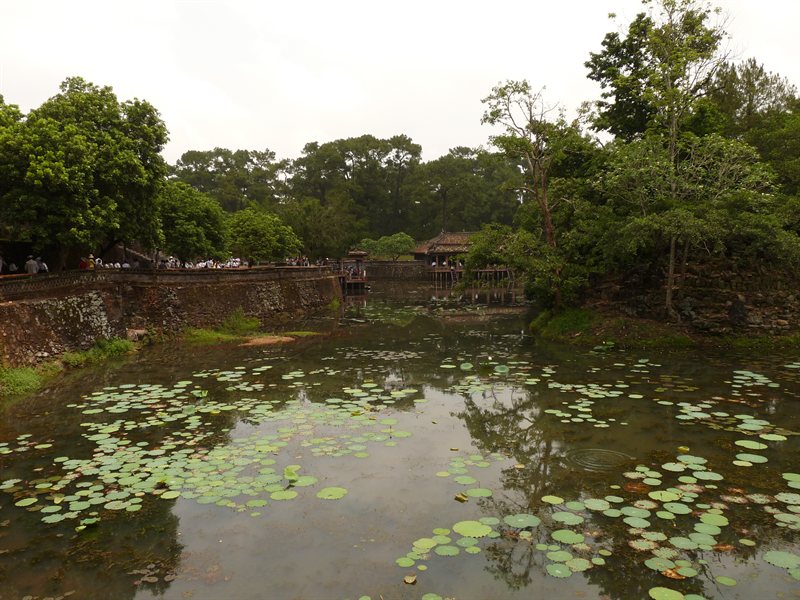The lake at the Tomb of Tu Duc