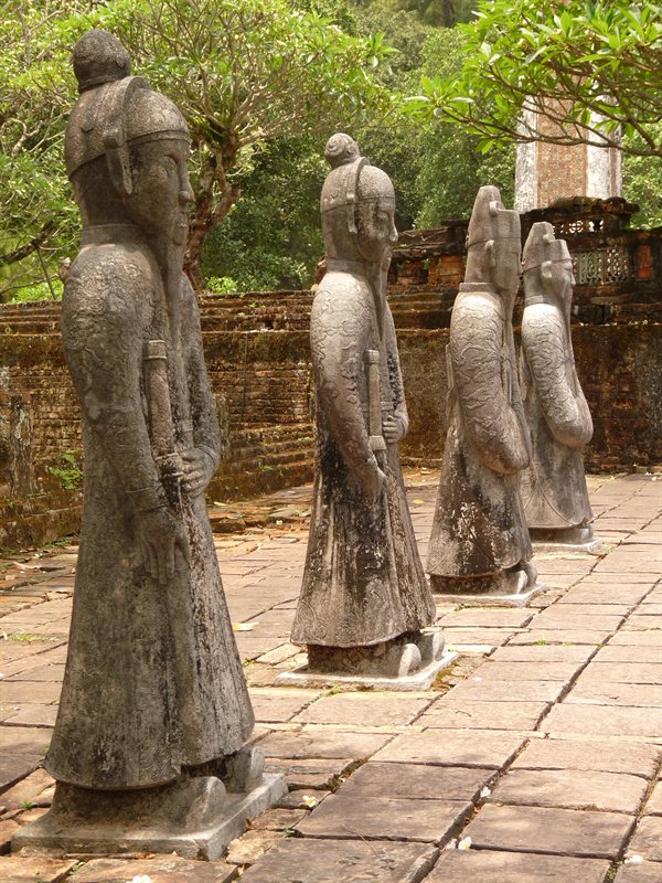 The mandarins at the tomb of Tu Duc