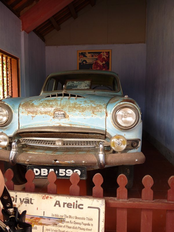 Thich Quang Duc's car which he drove to Saigon