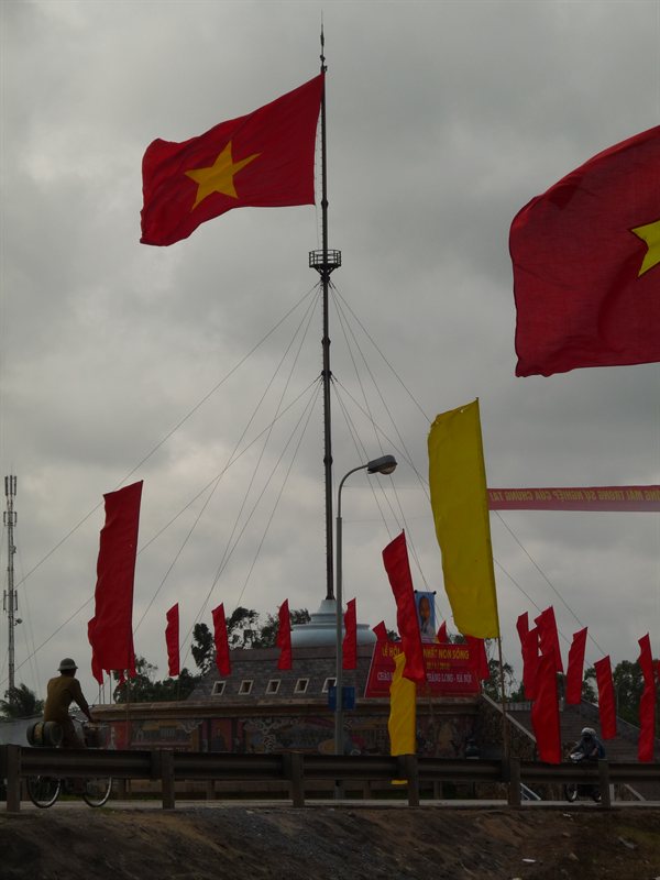 The North's huge flagpole