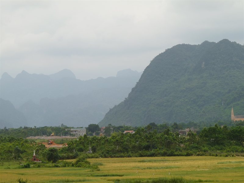 View from our hotel in Phong Nha