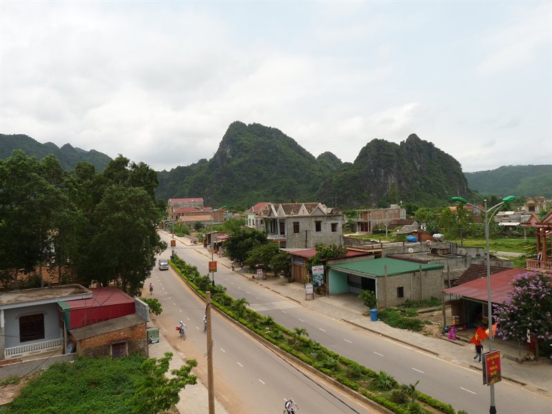 View from our hotel in Phong Nha