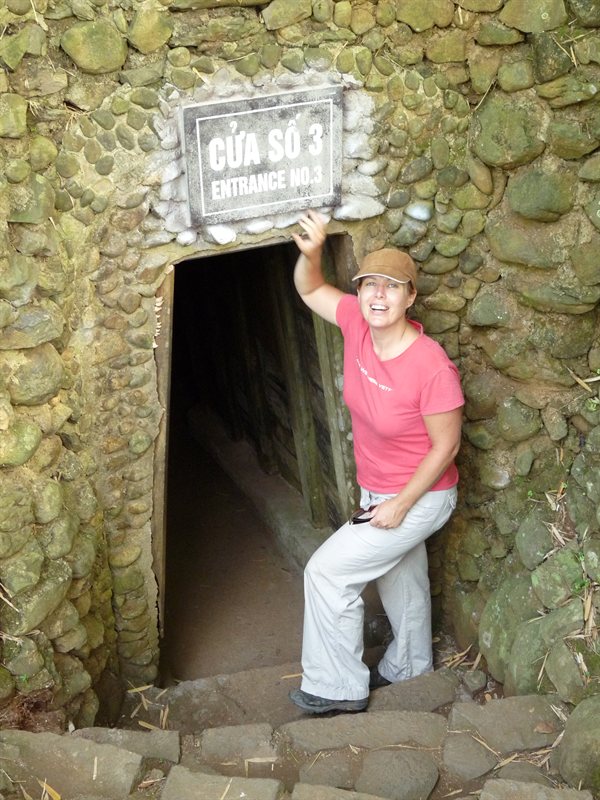 About to enter into the tunnels