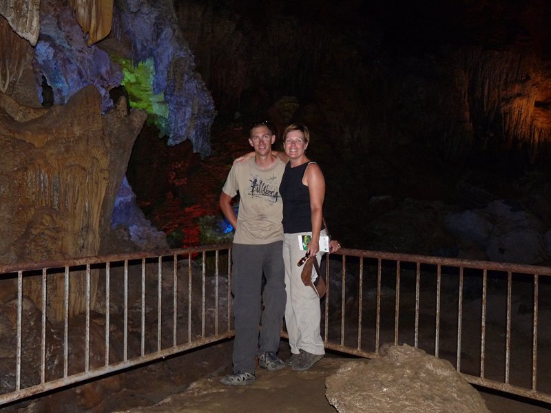 Us inside the Phong Nha cave