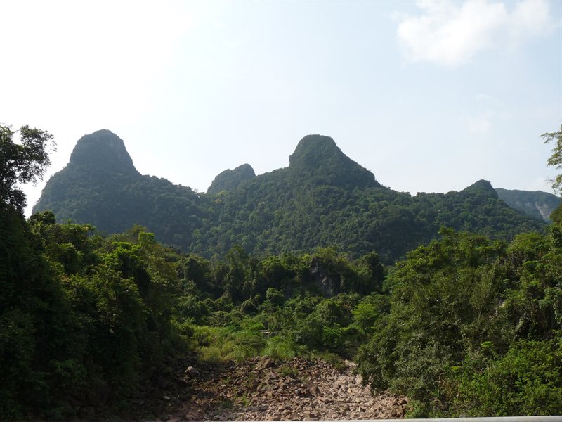 View from the Ho Chi Minh Trail