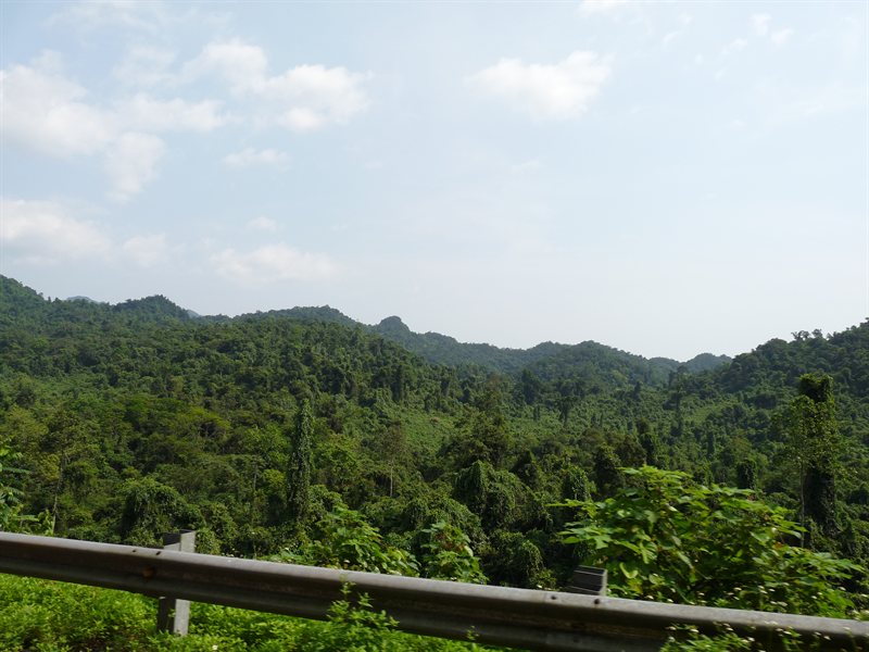 View from the Ho Chi Minh Trail