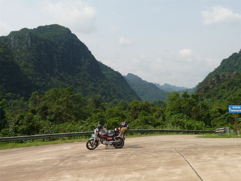 Break time on the Ho Chi Minh Trail