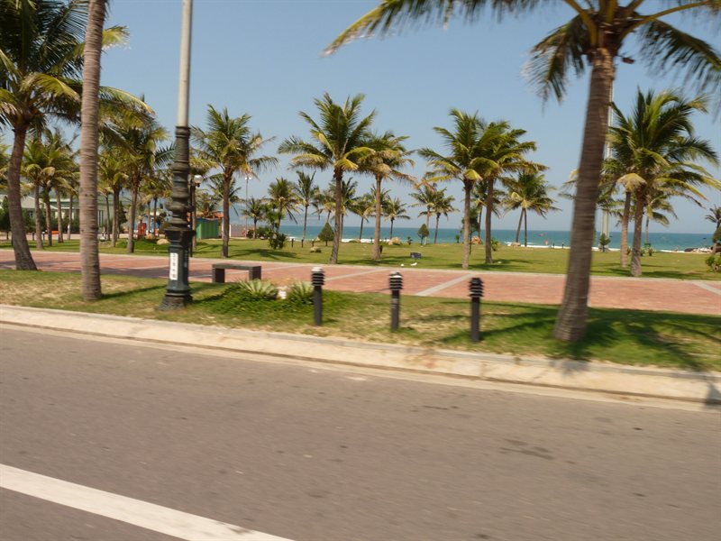 Riding by the beach in Da Nang