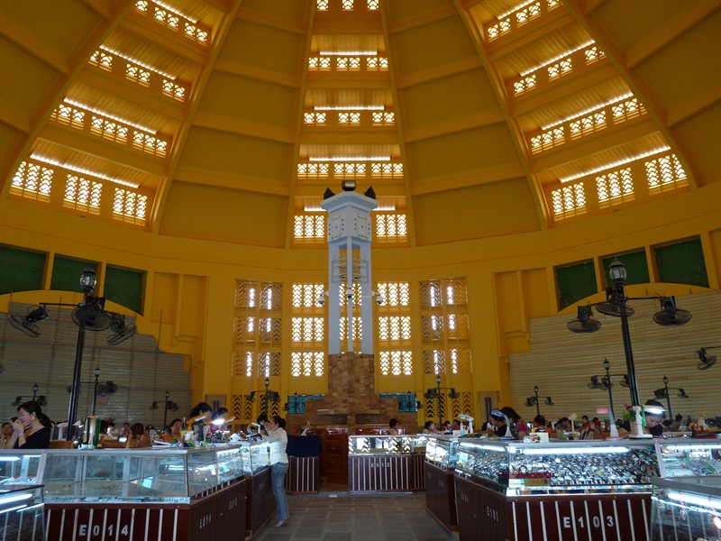 The main dome of the Central Market