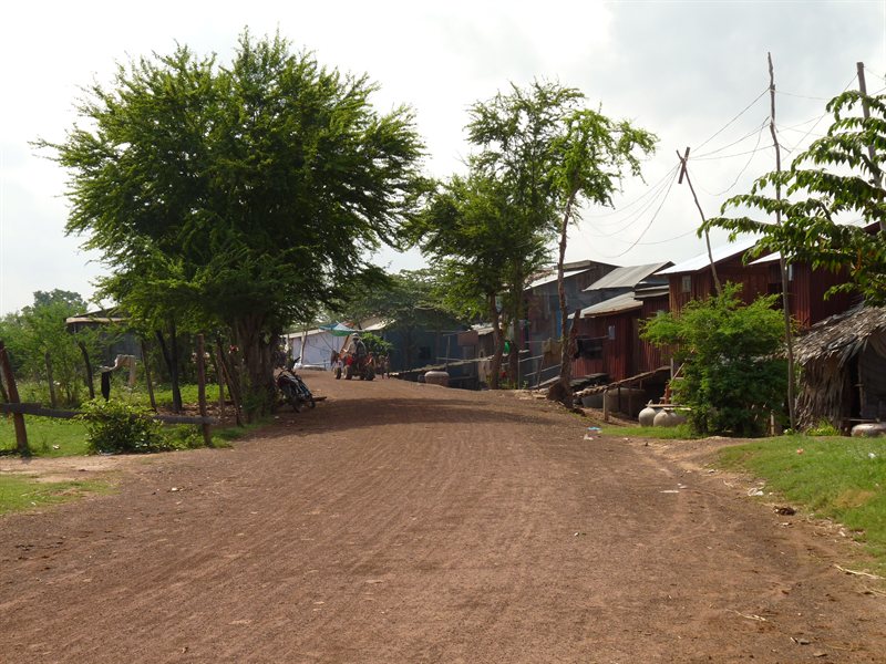 Road through one of the villages