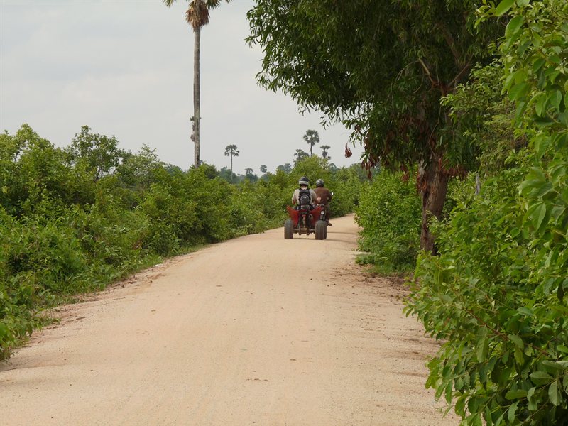Country roads in Cambodia