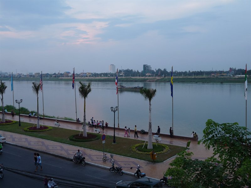 View from the Foreign Correspondent's Club in Phnom Penh