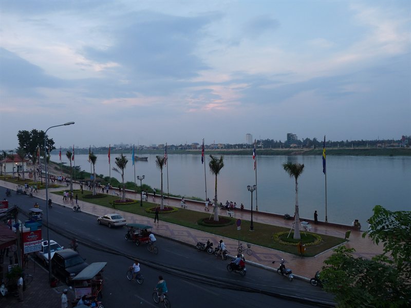 View from the Foreign Correspondent's Club in Phnom Penh