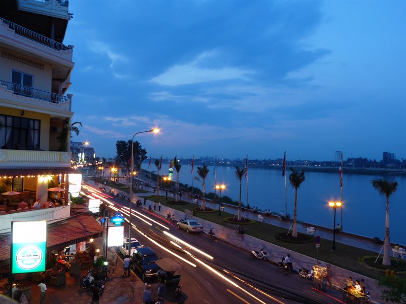 View from the Foreign Correspondent's Club in Phnom Penh