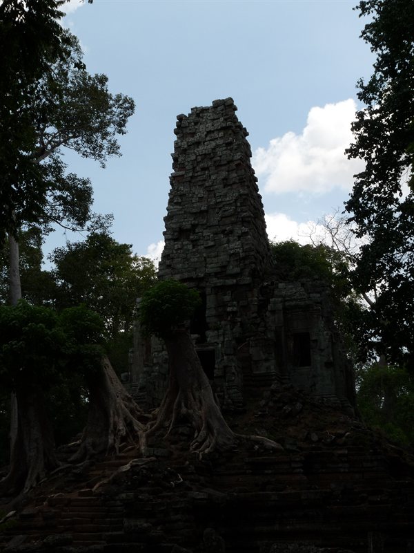 Preah Palilay Temple in amongst the trees