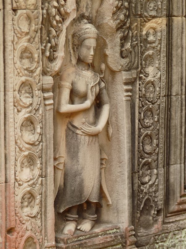Apsara at Ta Prohm, the Tomb Raider temple