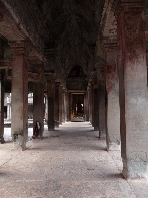 The internal galleries at Ankor Wat