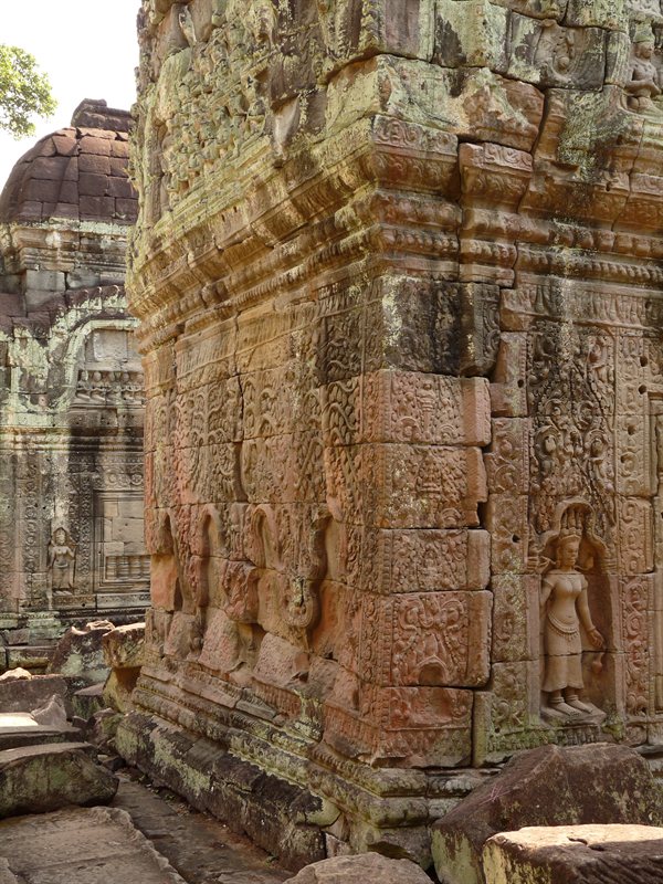 Inner courtyard at Preah Khan temple