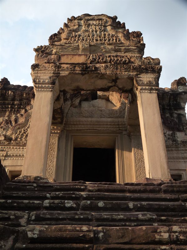 Doorway in the central temple complex of Angkor Wat