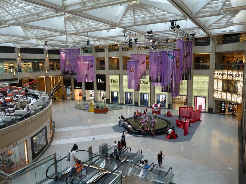 Landmark mall in Hong Kong