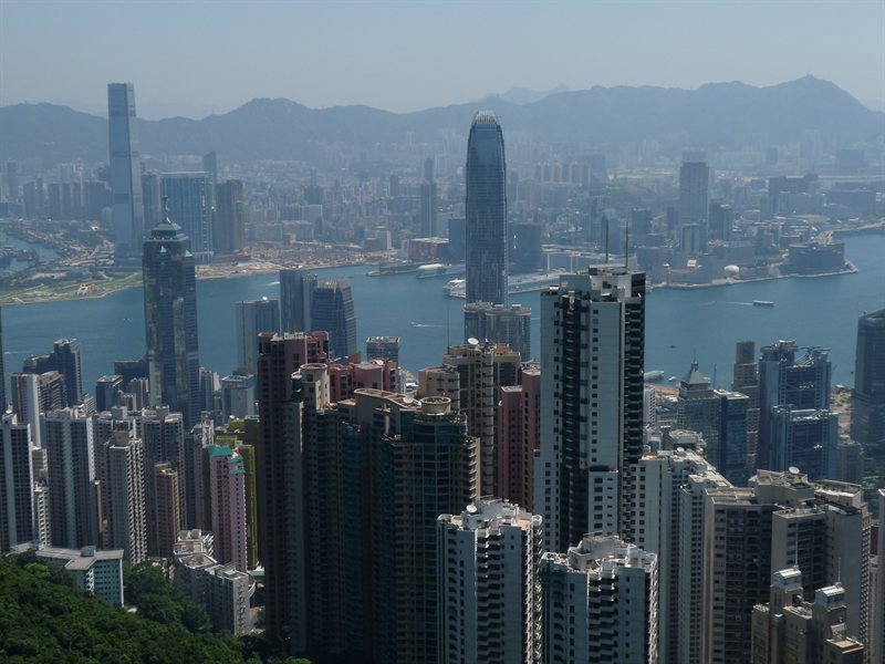 View over Hong Kong from The Peak