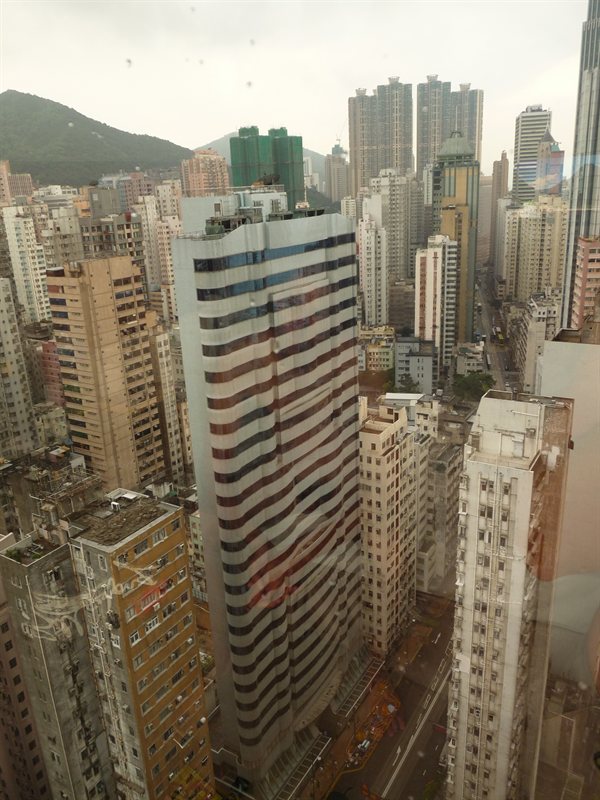 View from our hotel window