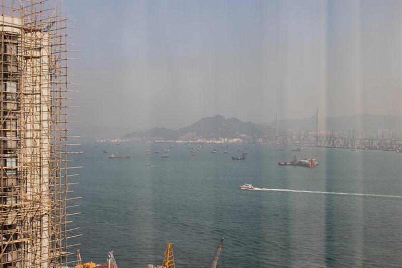 View from our hotel room