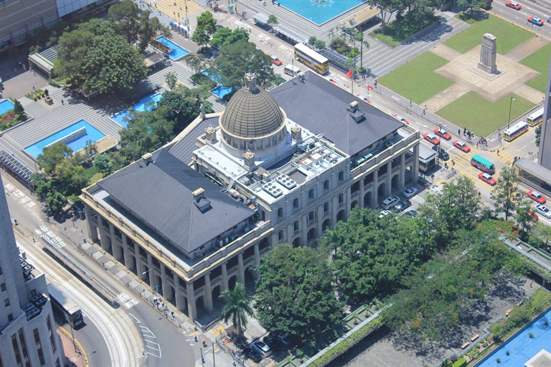 View from 43rd floor of Bank of China tower