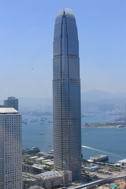 View from 43rd floor of Bank of China tower