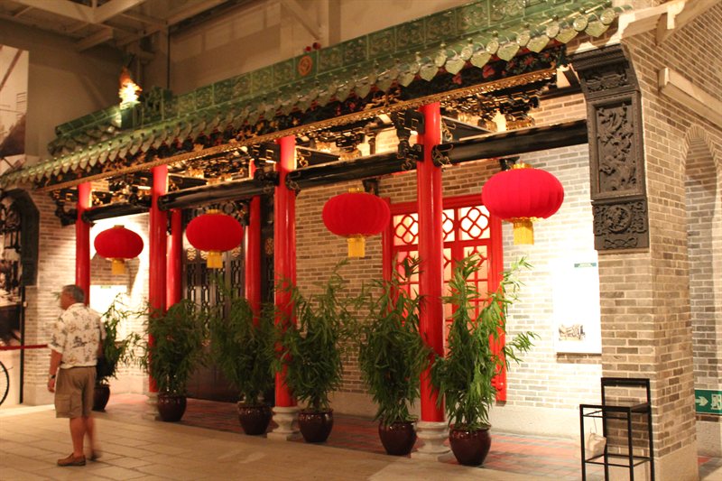 Temple in old Hong Kong (History Museum)