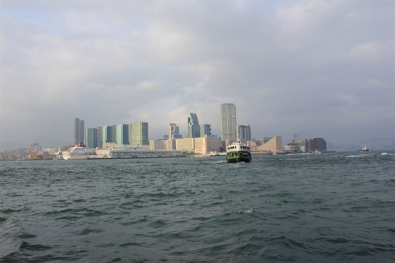 View towards Kowloon from the Star Ferry