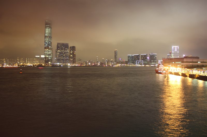 Looking across at Kowloon from Hong Kong Island