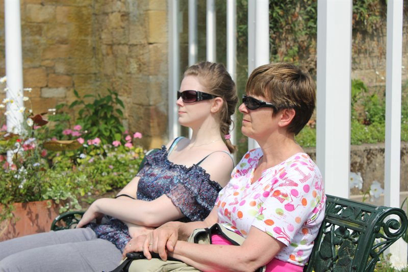 Victoria and Mum at Cragside
