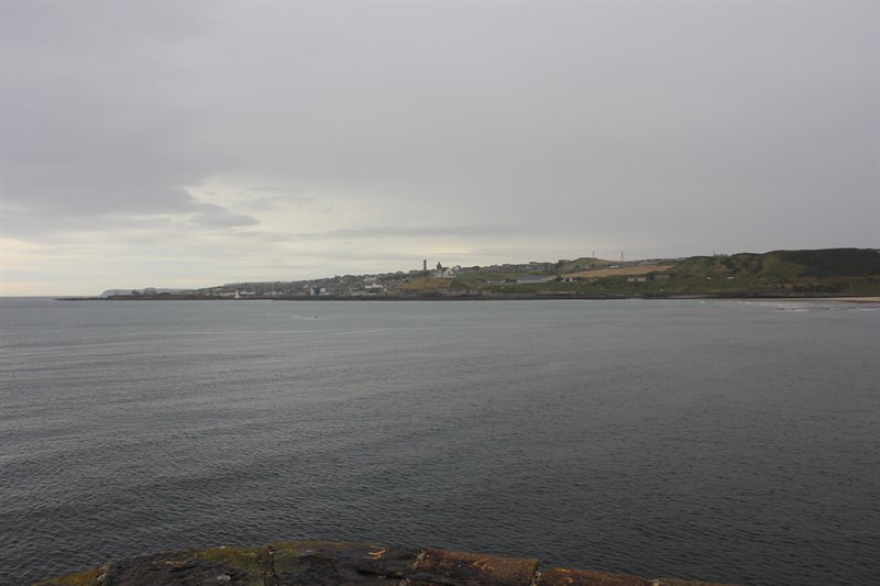 View across Banff Harbour