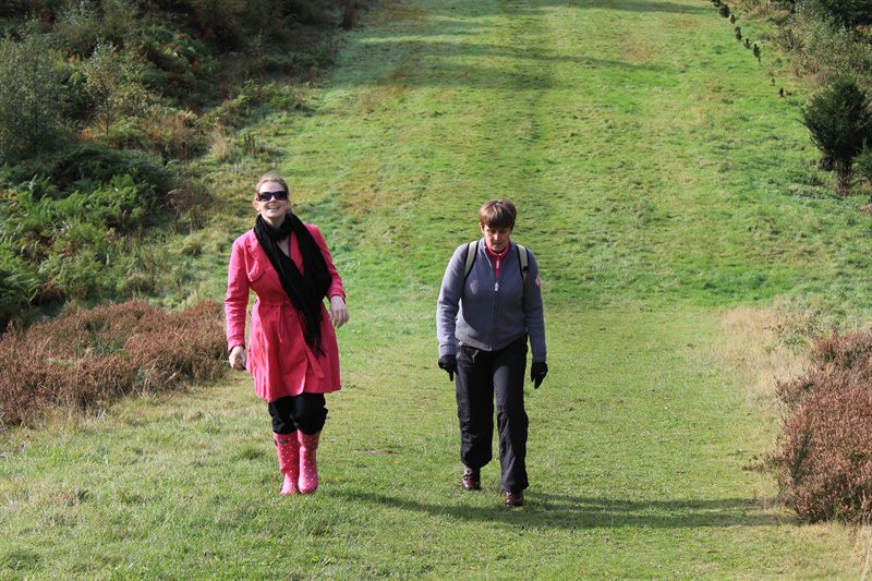 Victoria and Mum at Gibside