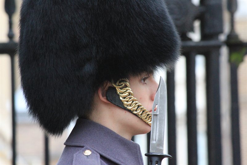 Guard outside Clarence House