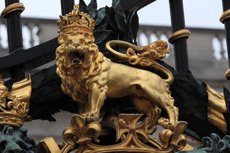 Lion at Buckingham Palace