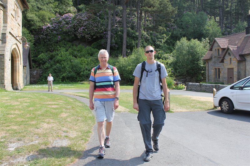 Richard and Ed at Cragside