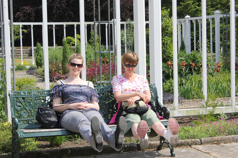Victoria and Mum at Cragside