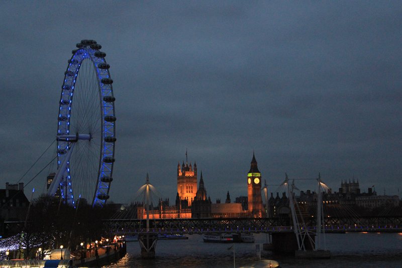 View down the Thames